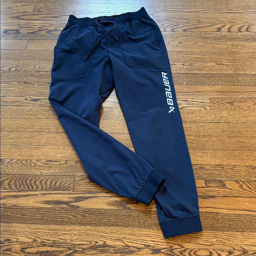 Lululemon x Bauer Men's navy  Athletic Jogger Pants, M